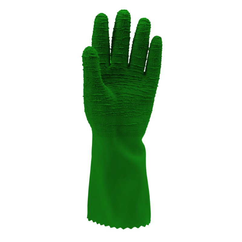 GANTS DE MANUTENTION GÉNÉRALE ENDUITS 100% EN VERT EUROSTRONG 3815 T 10