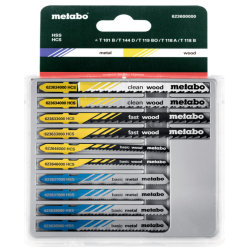 ASSORTIMENT DE 10 LAMES DE SCIE SAUTEUSE B+M+PLASTIQUE