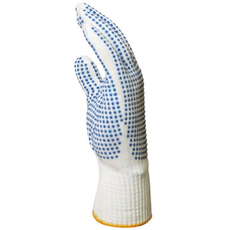 GANTS DE MANUTENTION GÉNÉRALE TRICOT BLANC PICOTS