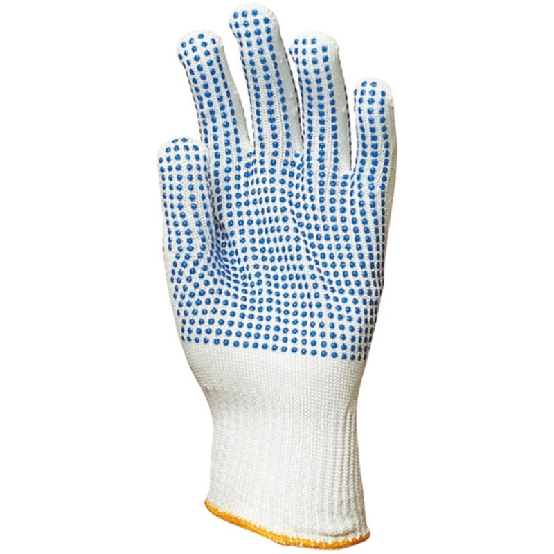 GANTS DE MANUTENTION GÉNÉRALE TRICOT BLANC PICOTS
