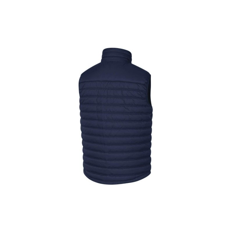 GILET DOUDOUNE POLYAMIDE RIPSTOP ENDUIT PU BLEU MARINE-BLEU ROI