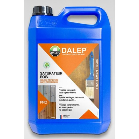 DALEP SATURATEUR BOIS HUILE DE PROTECTION BIDON DE 20L