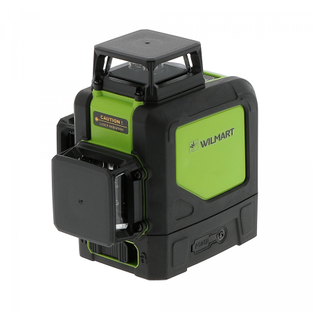 Niveau laser Wilmart Pro 3 lignes auto nivelant verts int/ext