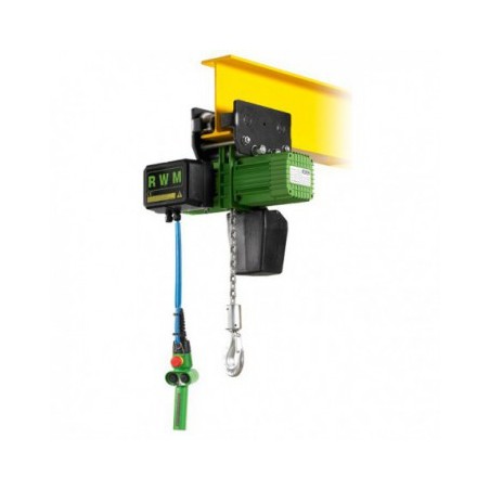PALAN ÉLECTRIQUE TRIPHASE 230/400V SUSPENTE A CHARIOT LIBRE