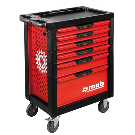 SERVANTE PROLINER ROUGE 3 MODULES 6 TIROIRS