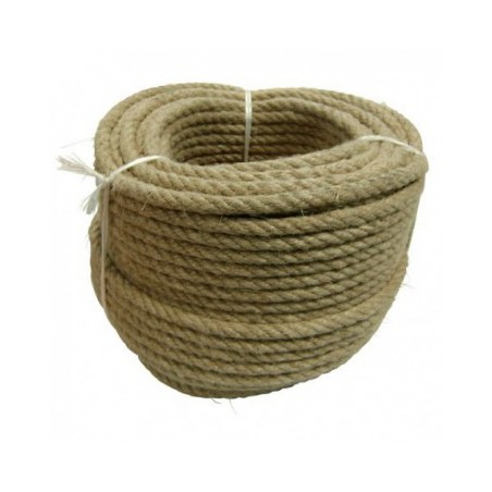 CORDAGE CHANVRE / LIN 3 TORONS Ø6 100M