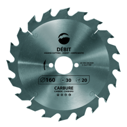 LAME CARBURE DE SCIE CIRCULAIRE DEBIT BOIS