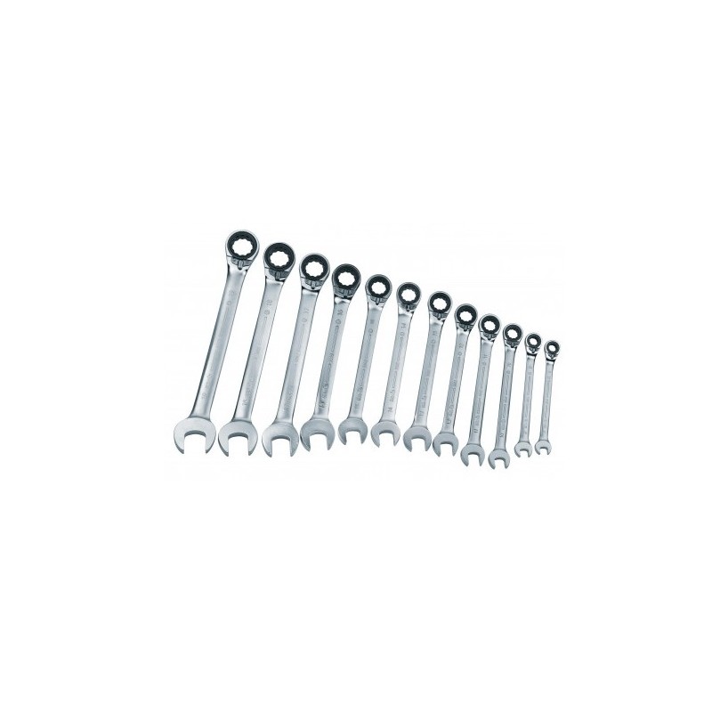 TROUSSE CLES MIXTE A CLIQUET 8-24MM