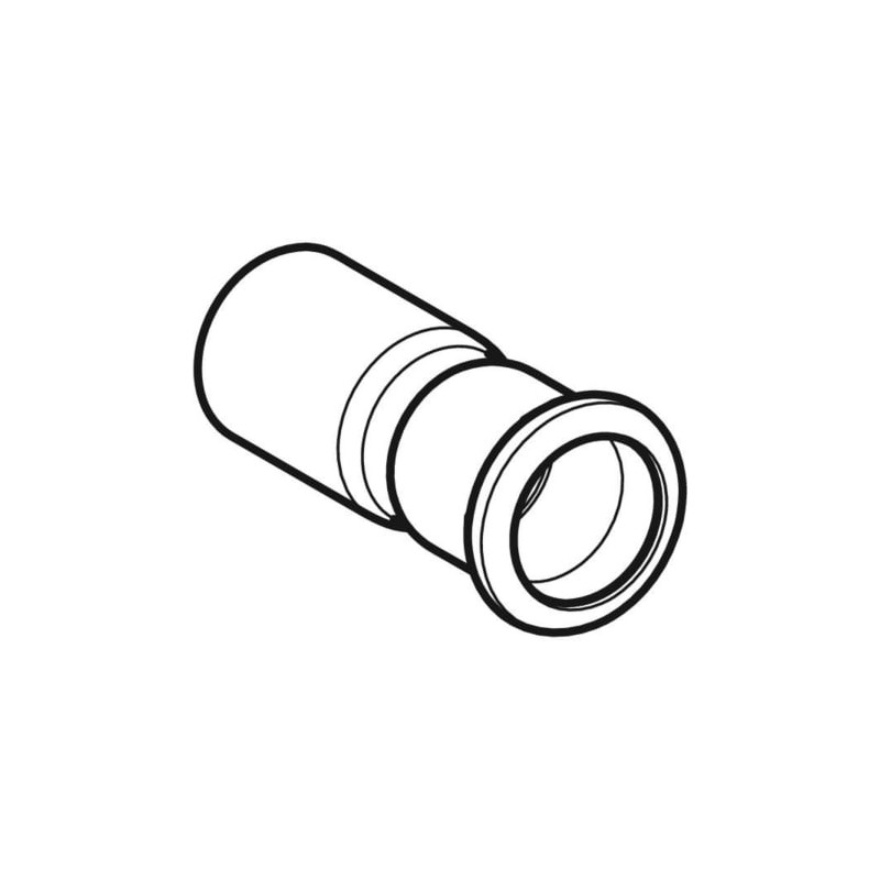 Réduction Mapress Acier Inox avec tube d'emboîtement