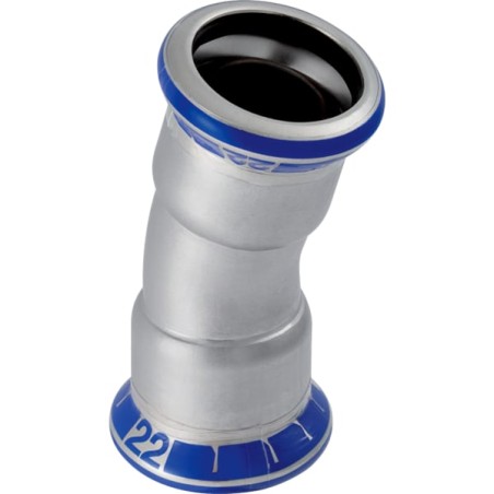 Coude 15° Mapress Acier Inox