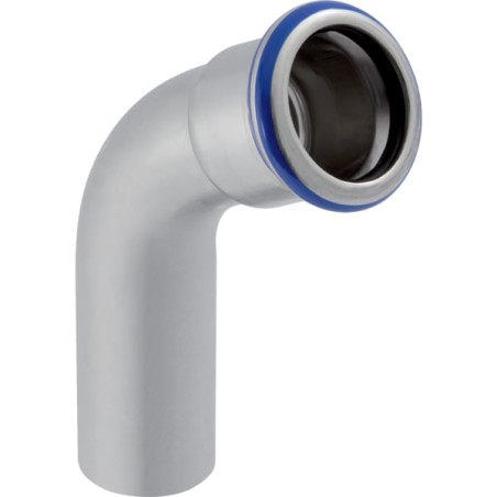 Coude 60° Mapress Acier Inox avec tube d'emboîtement