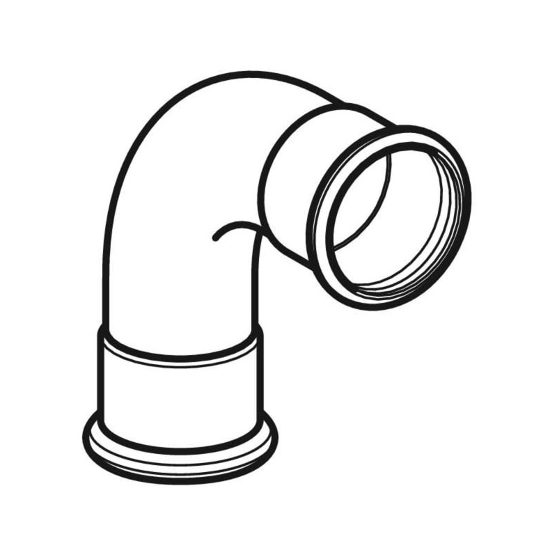 Coude 90° Mapress Acier Inox