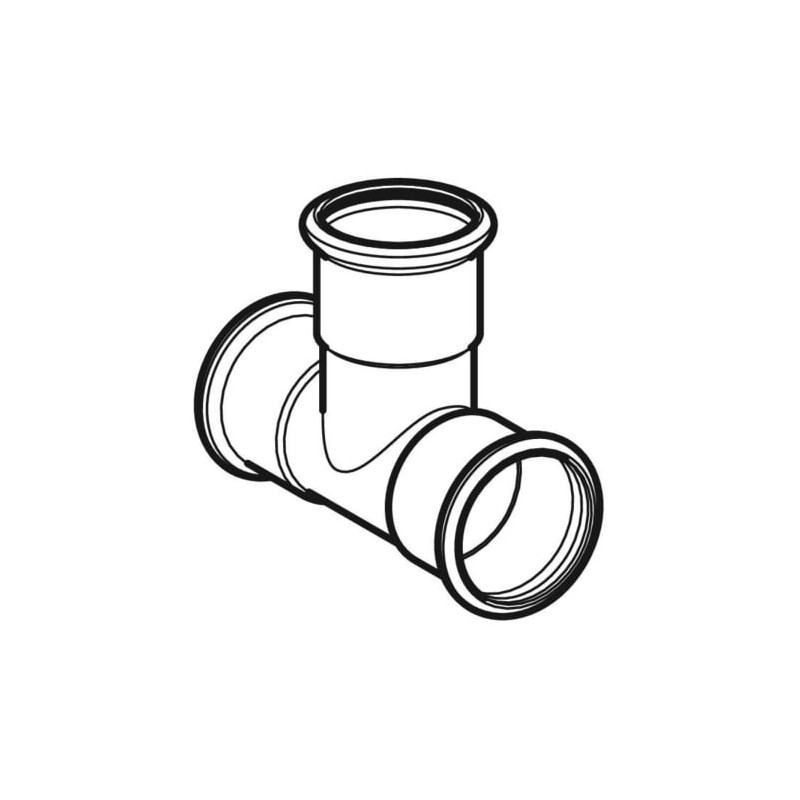 Té égal Mapress Acier Inox