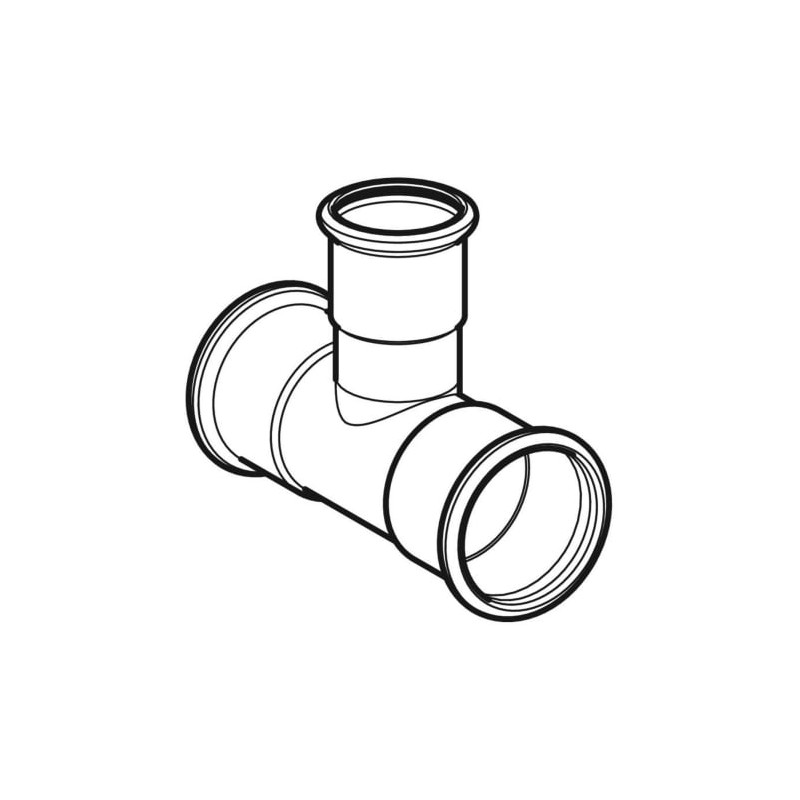 Té réduit Mapress Acier Inox