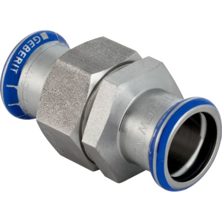 Raccord union Mapress Acier Inox, écrou de serrage en acier 304