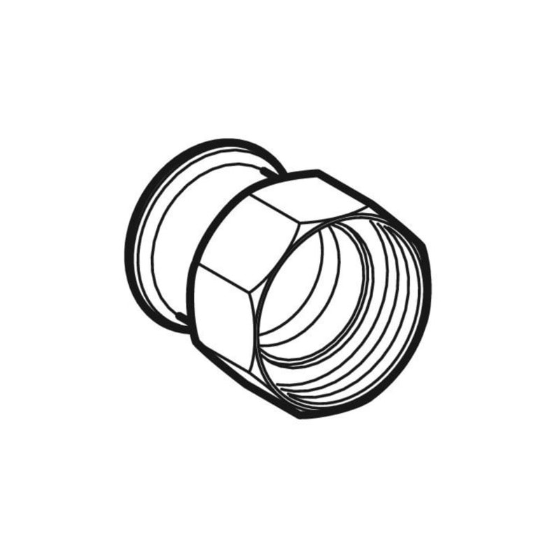 Raccord Mapress Acier Inox avec écrou de serrage