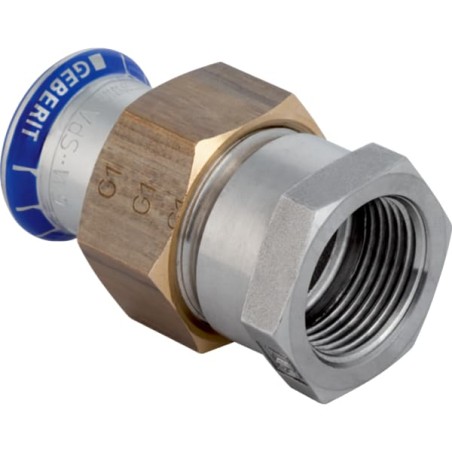Raccord union Mapress Acier Inox avec filetage femelle