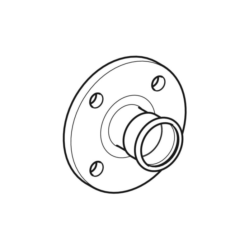 Bride Mapress Acier Inox, PN 10/16, avec manchon à sertir