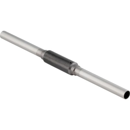 Traversée de cloison étanche et de plafond Mapress Acier Inox avec deux tubes d'emboîtement