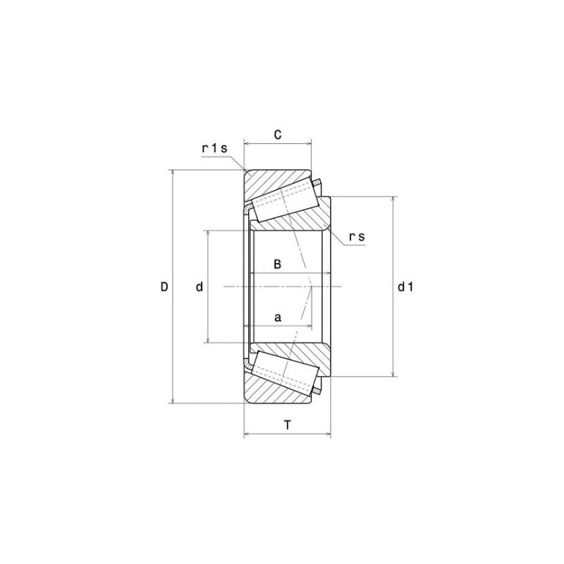 ROULEMENT A ROULEAUX CONIQUES 33017U