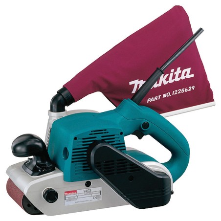 PONCEUSE À BANDE 220 V 1200 W 100 X 610 MM (1 MAKPAC + KIT D'ACCESSOIRES)