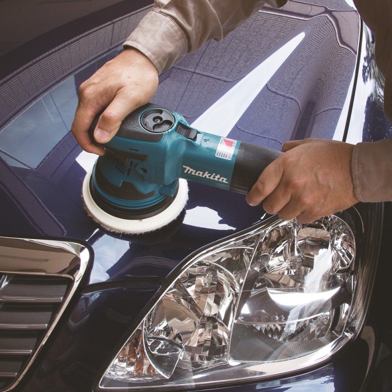 PONCEUSE POLISSEUSE EXCENTRIQUE 220 V 750 W Ø 150 MM (1 MAKPAC + KIT D'ACCESSOIRES)