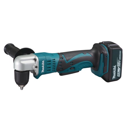 PERCEUSE VISSEUSE D'ANGLE 18 V LI-ION 5 AH Ø 10 MM AUTO-SERRANT (1 MAKPAC + 2 BATTERIES + 1 CHARGEUR + KIT D'ACCESSOIRES)