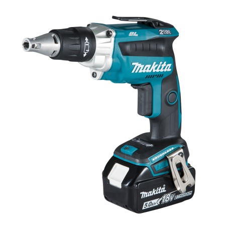 VISSEUSE PLAQUE DE PLÂTRE 18 V LI-ION 5 AH (1 MAKPAC + 2 BATTERIES + 1 CHARGEUR)