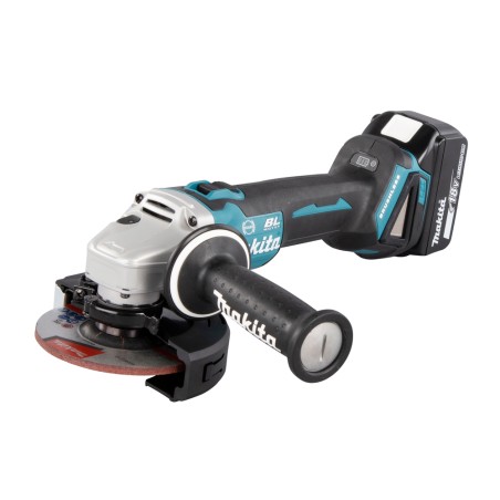 MEULEUSE Ø 125 MM 18 V LI-ION 5 AH (1 MAKPAC + 2 BATTERIES + 1 CHARGEUR)
