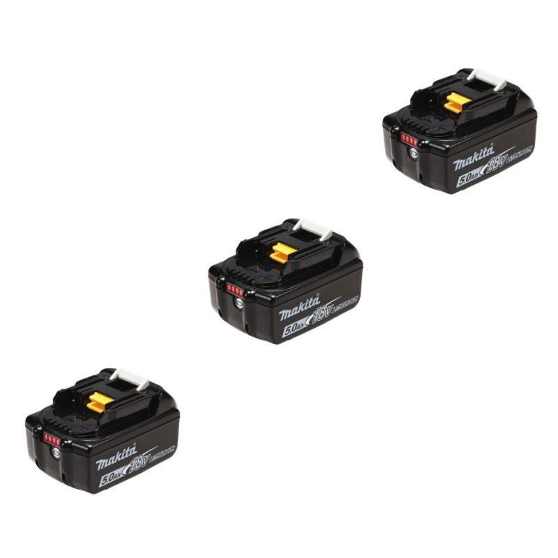 PERCEUSE VISSEUSE À PERCUSSION 18 V LI-ION 3 AH BL1830 Ø 13 MM (3 BATTERIES + 1 CHARGEUR + 1 BIT DE VIS PH2 S6 45MM DOUBLE...