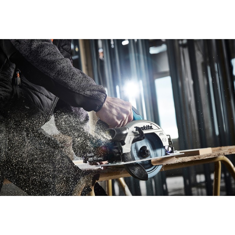 SCIE CIRCULAIRE 18 V LI-ION  Ø 165 MM (PRODUIT SEUL AVEC 1 MAKPAC + KIT D'ACCESSOIRES)