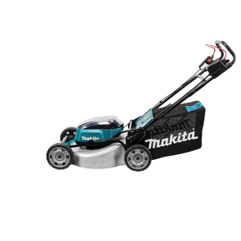 TONDEUSE 53 CM MAK 36 V  2 X 18V 5AH (4 BATTERIES + 1 LAME DE LA TONDEUSE A GAZON 530MM)