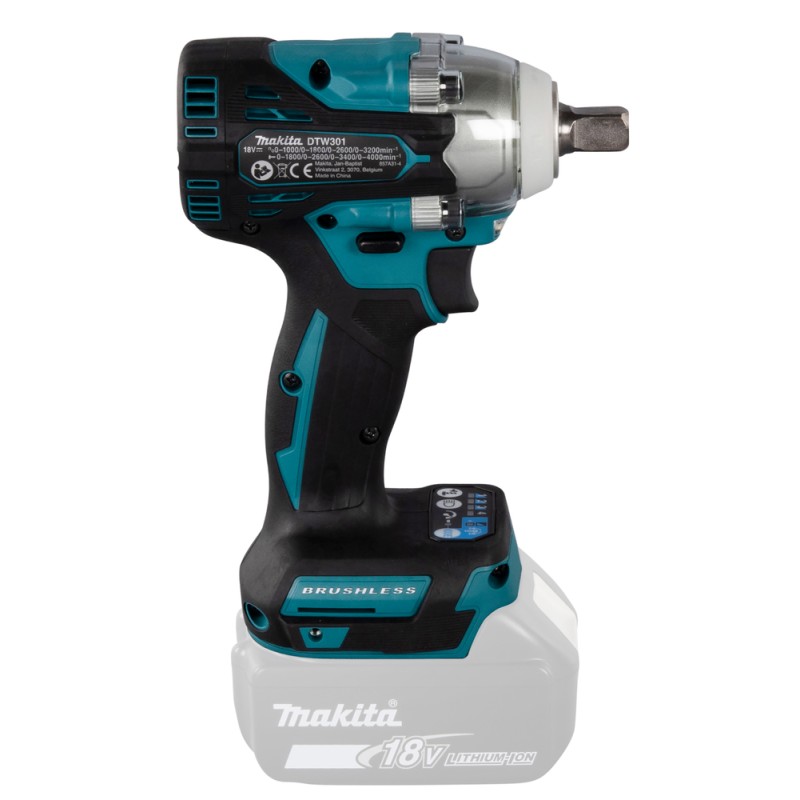 BOULONNEUSE À CHOCS 18 V LI-ION 330 NM (PRODUIT SEUL AVEC 1 MAKPAC + 1 CROCHET DE CEINTURE)