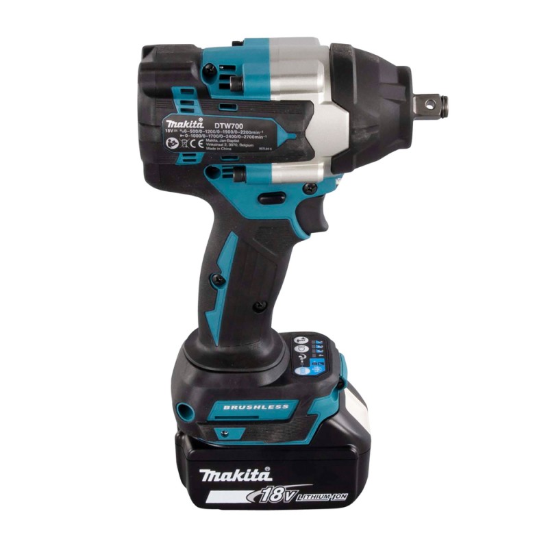 BOULONNEUSE À CHOCS 18 V LI-ION 5 AH 700 NM (1 MAKPAC + 2 BATTERIES + 1 CHARGEUR)