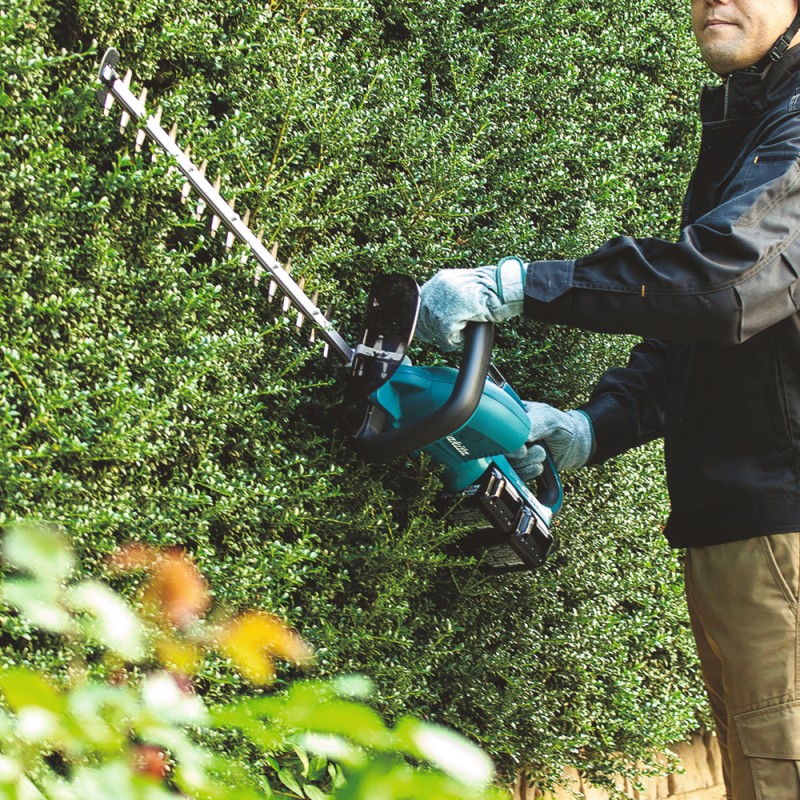 TAILLE-HAIE 36 V  2 X 18 V LI-ION  55 CM (PRODUIT SEUL AVEC 1 COUVERCLE DE LAME 550MM)