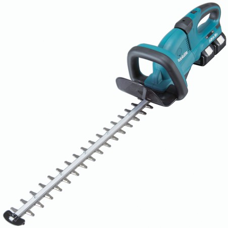 TAILLE-HAIE 36 V  2 X 18 V LI-ION 3 AH 65 CM (2 BATTERIES + 1 CHARGEUR + 1 COUVERCLE DE LAME 650MM)