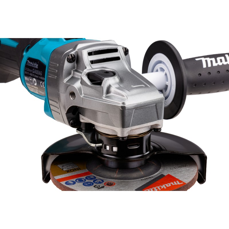 MEULEUSE Ø 125 MM 40 V MAX LI-ION (PRODUIT SEUL AVEC 1 MEULE DE BROYAGE 125x6MM WA36N METAL INOXYDABLE + 1 GRIP 36 COMPLETE)