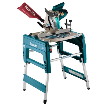 SCIE SUR TABLE ET À COUPE D'ONGLET RÉVERSIBLE 220 V 1650 W Ø 260 MM (KIT D'ACCESSOIRES)