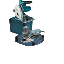 ENSEMBLE DE 2 MACHINES  (SCIE SAUTEUSE + SCIE PLONGEANTE)