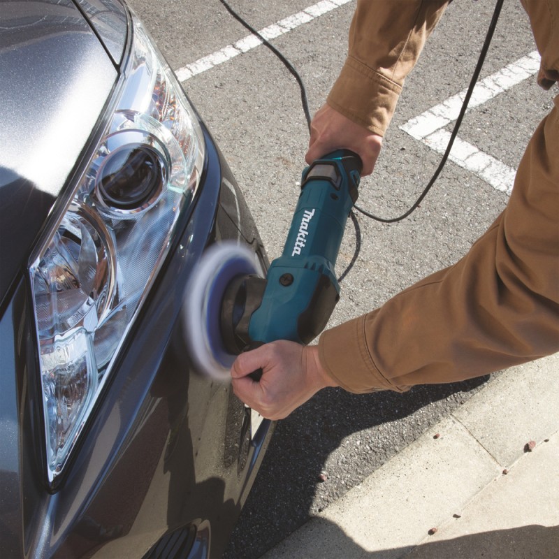 PONCEUSE POLISSEUSE EXCENTRIQUE 220 V 900 W Ø 150 MM (KIT D'ACCESSOIRES)