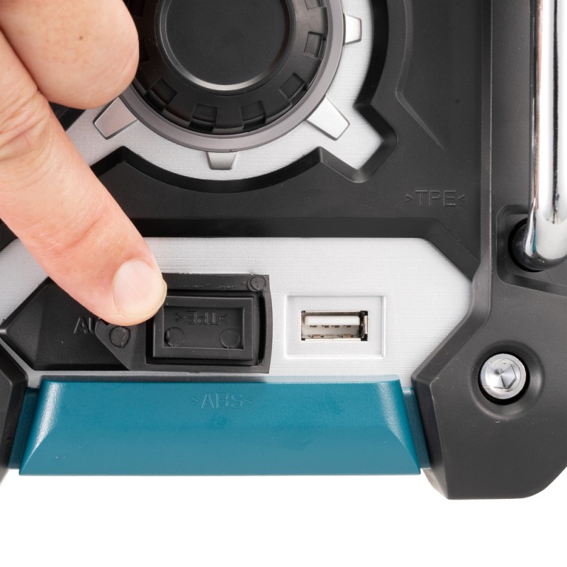 RADIO CHANTIER LIION 7,2-18V BLUETOOTH + STAT IPOD + USB (PRODUIT SEUL +  PRISE SECTEUR)