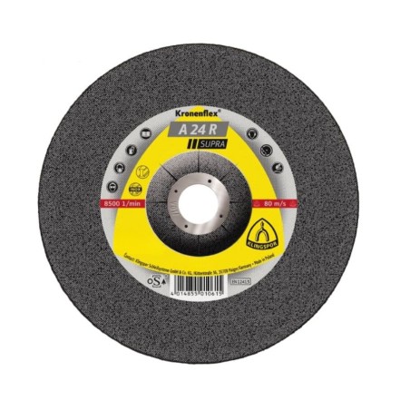 MEULE A EBARBER ACIER 125X4X22.23 A24R SUPRA CDT 10