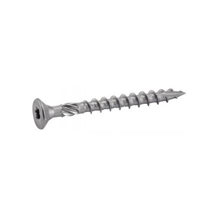 VIS BOIS TENDRE TETE FRAISEE LOBES DOUBLE FILET INOX