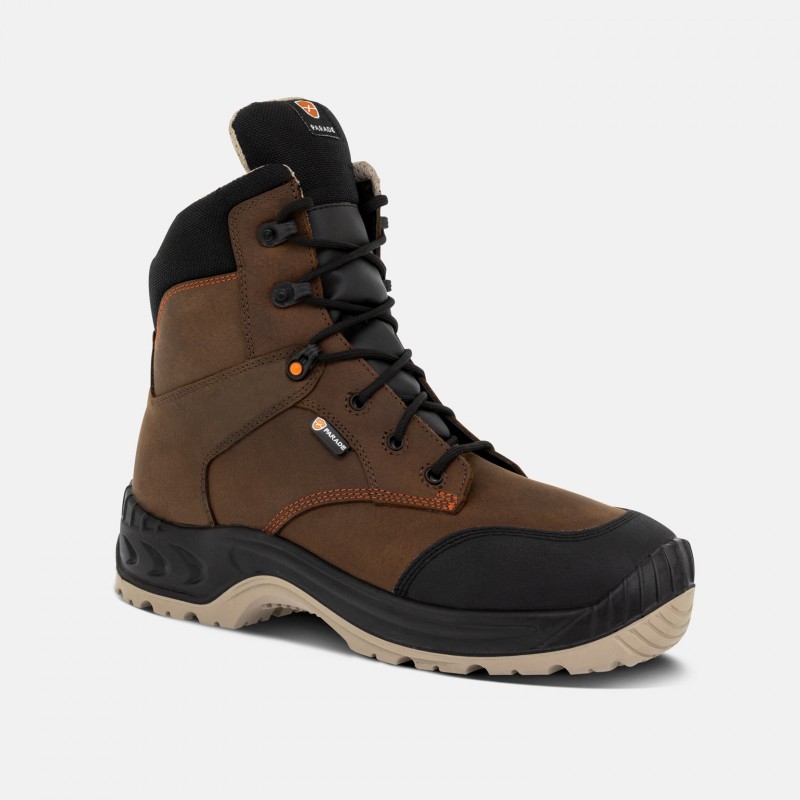 CHAUSSURES HAUTES SÉCURITÉ COULEUR MARRON S3 SRC