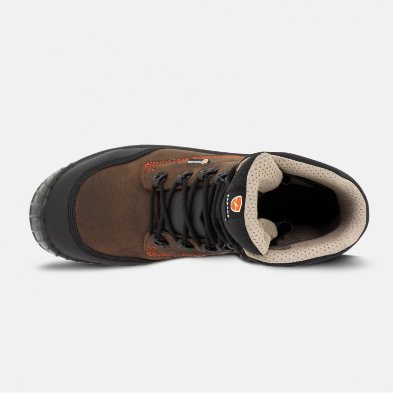 CHAUSSURES HAUTES SÉCURITÉ COULEUR MARRON S3 SRC