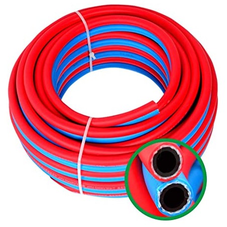 TUYAU JUMELE OXY-ACETYLENE 10X17 20M