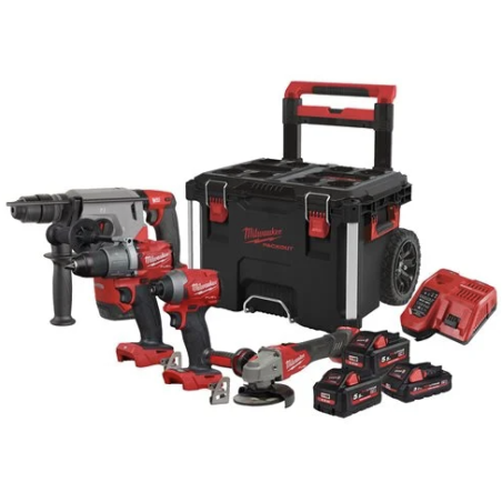 PACK M18 FPP4B2-533P 4 MACHINES AVEC BATTERIES 18V (PACKOUT™ trolley box)
