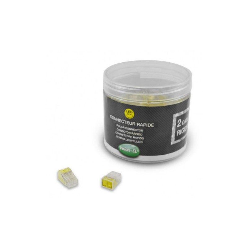 CONNECTEURS RAPIDES 2 FILS RIGIDES BOITE 100PCS