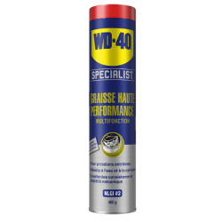 CARTOUCHE DE GRAISSE WD 40 HP MULTIFONCTION 400 G NLGI2