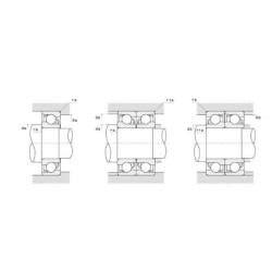 ROULEMENT A BILLES ACIER 7202B